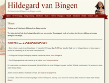 Tablet Screenshot of hildegardvanbingen.nl